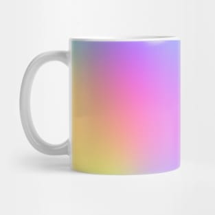 Rainbow Colors Abstract Blurry Gradient Ombre Soft Tie Dye Look Mug